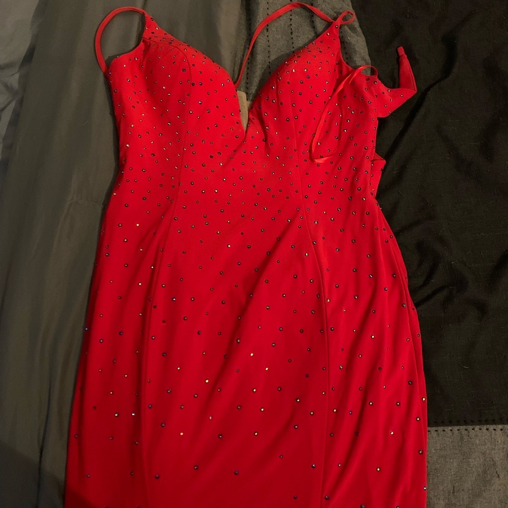 Red Prom Dress - Picture 2 of 4
